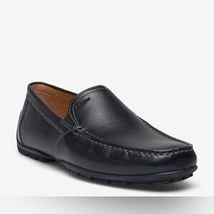 Geox U MONER V Loafers Black Leather Women’s Casual Comfy Modest Loafers Sz 40